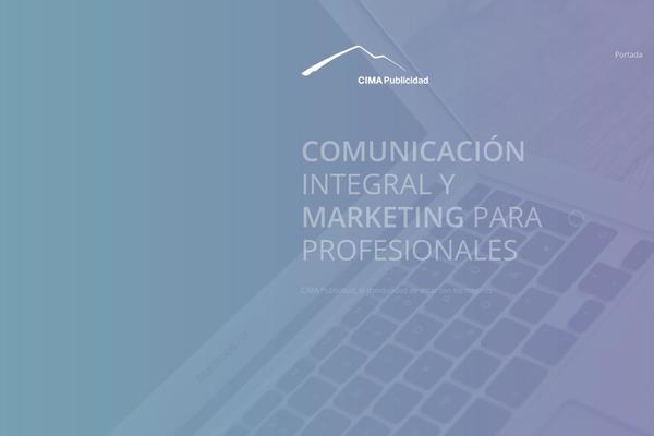 cimapublicidad.es site used Theme52603