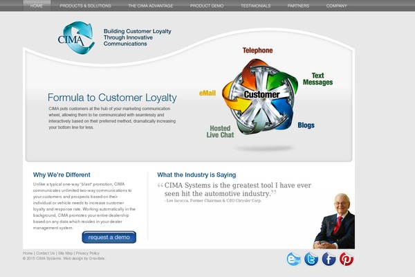 cimasystems.net site used Cima