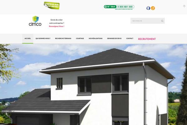 RealEstate theme site design template sample