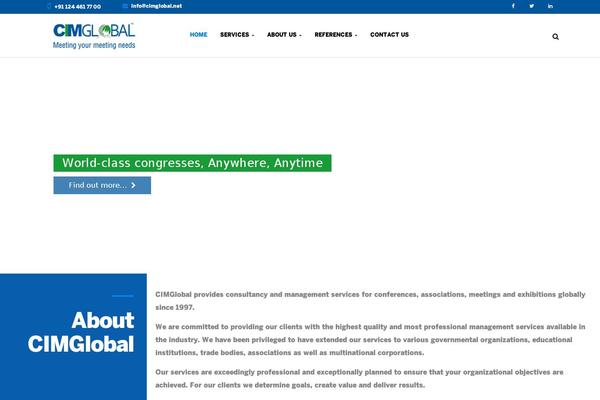 Zero theme site design template sample