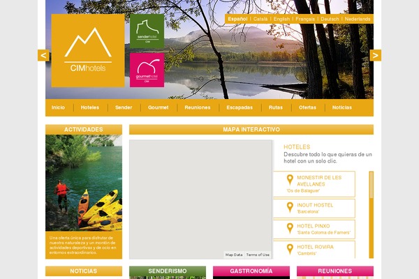 Blank theme site design template sample