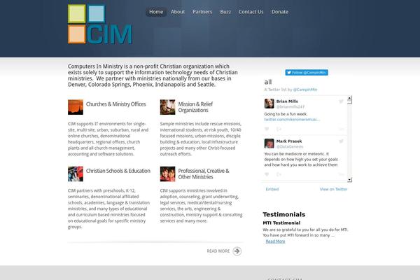 Inspire theme site design template sample