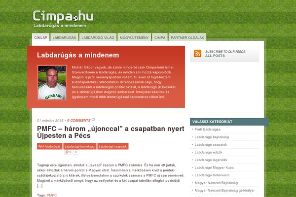 Mainstream theme site design template sample