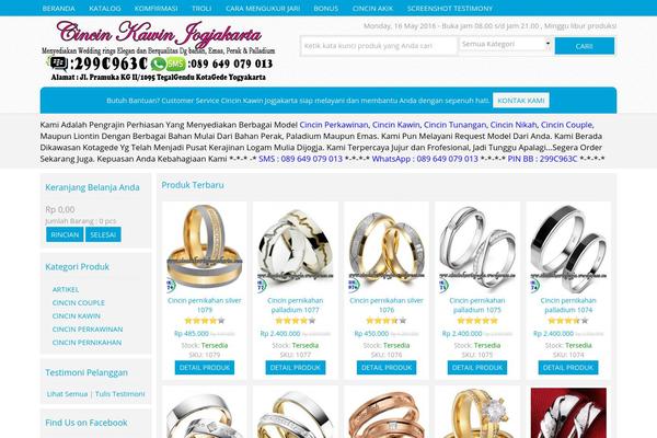 cincinkawinjogjakarta.com site used Okestore-pers
