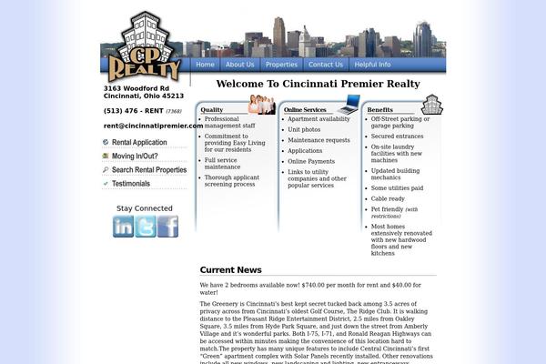 Cp theme site design template sample