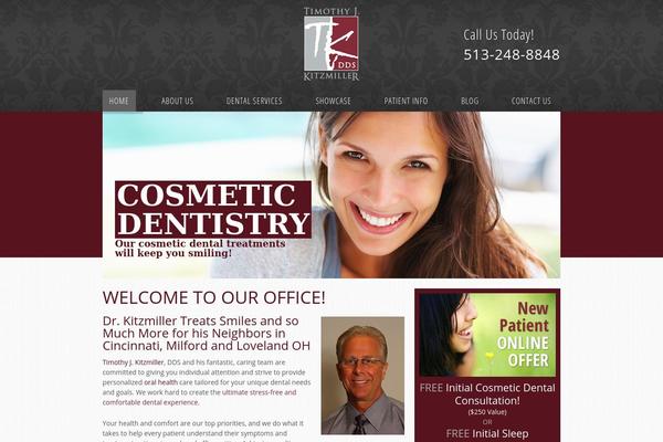 Dentalcmo theme site design template sample