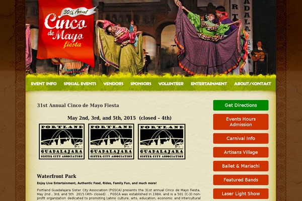 cincodemayo.org site used Cinco