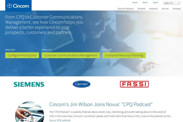 cincom.com.au site used Cincom