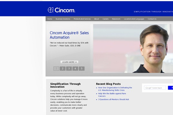 cincom WordPress theme, websites list used cincom theme cincom theme websites examples