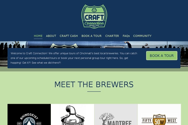 cincycraftconnection.com site used Servicebiz