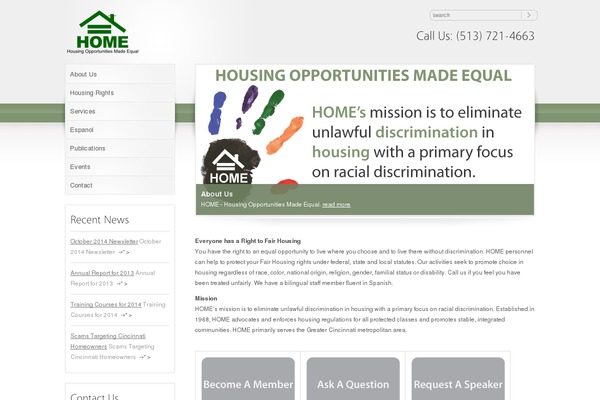 cincyfairhousing.com site used Blogdaily