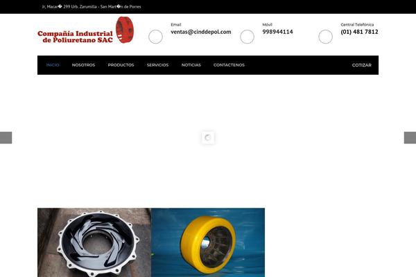 Constructo theme site design template sample