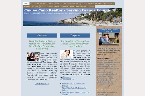 Thesis 1.8 theme site design template sample