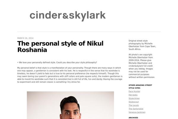 Blaskan theme site design template sample