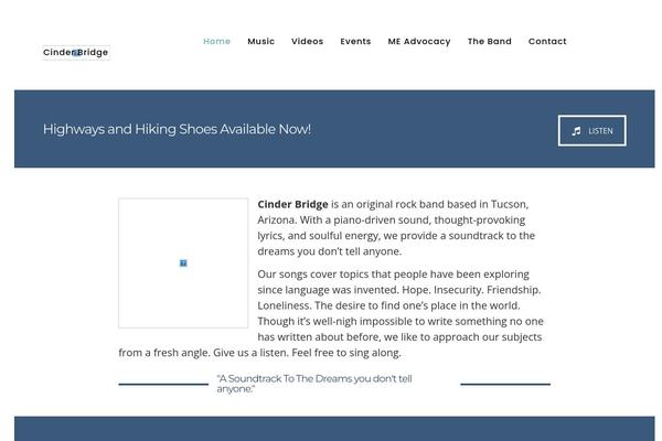 SoundRise theme site design template sample