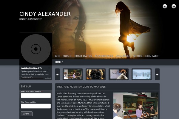 Soundcheck theme site design template sample