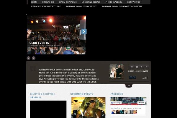Music theme site design template sample
