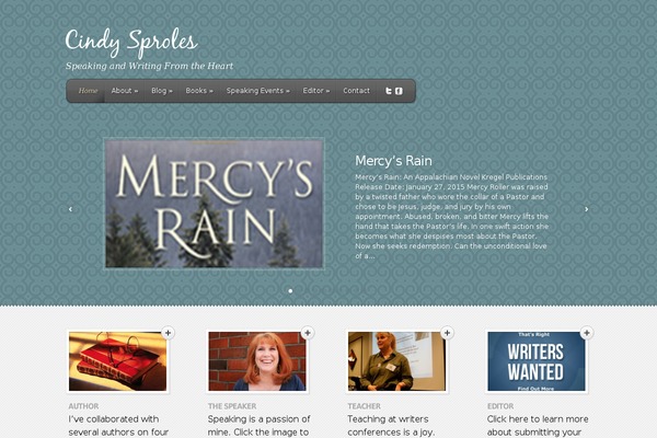 Feather theme site design template sample