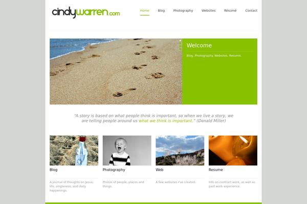 cindywarren.com site used Silicon