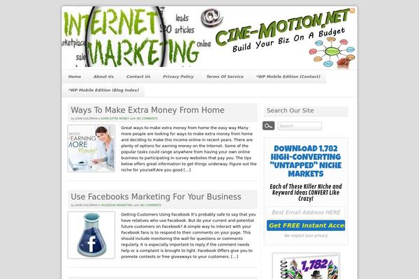 All In One Theme theme site design template sample