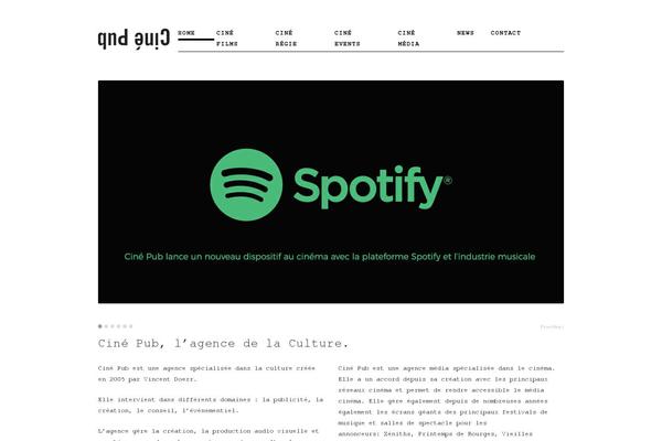 Mono theme site design template sample