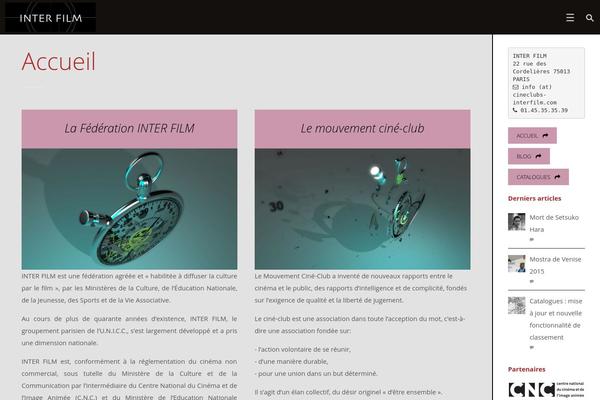 Essenza theme site design template sample