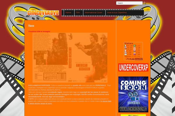 Moviestar website example screenshot