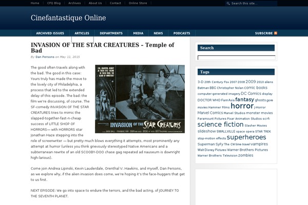 cinefantastiqueonline.com site used Seos Video