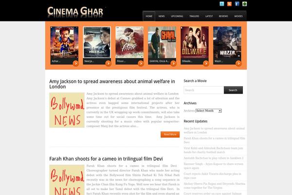 Mangos theme site design template sample