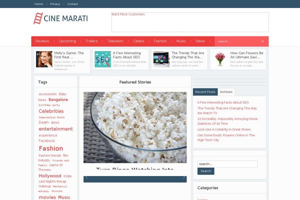 Alpha theme site design template sample