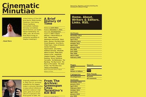 cinematicminutiae.com site used Neutica