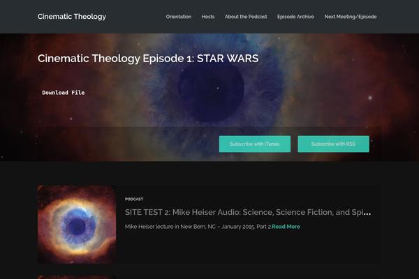 Podcaster theme site design template sample