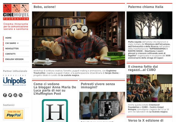 Carton theme site design template sample