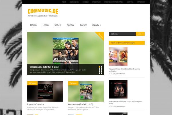 Gonzo theme site design template sample