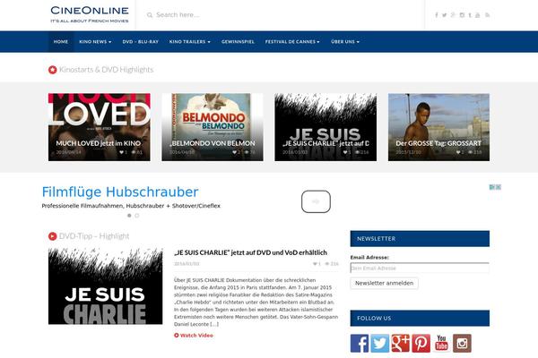VideoTube theme site design template sample