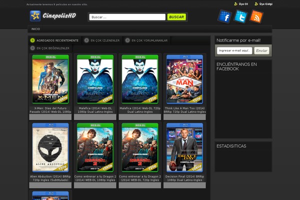 Grifus theme site design template sample
