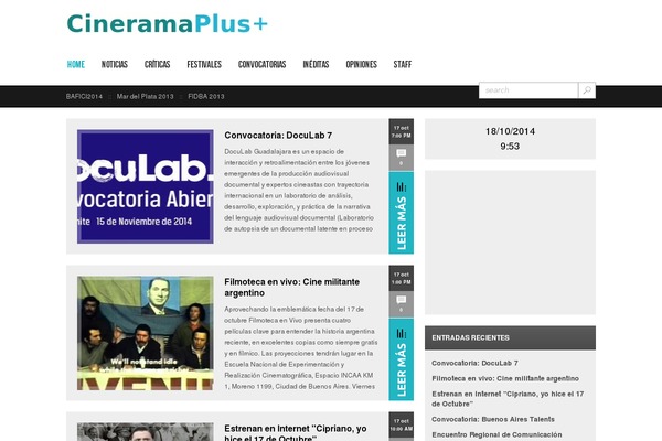 Next Magazine theme site design template sample