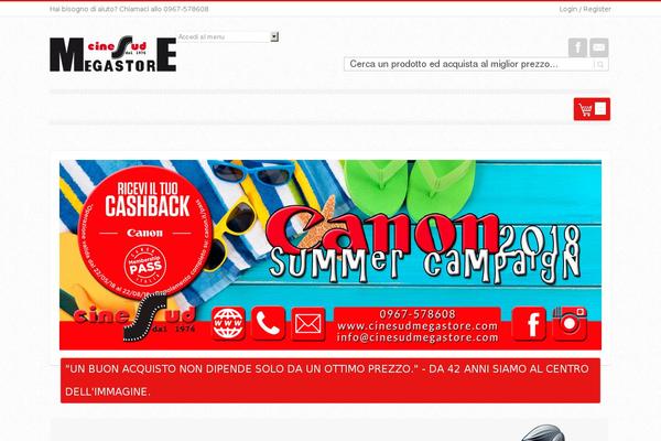 Camy theme site design template sample