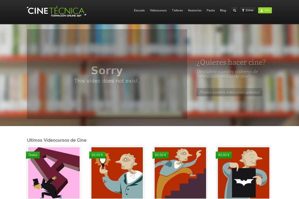 Academy theme site design template sample