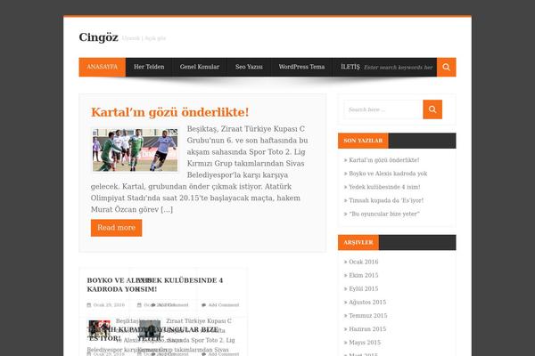 Parament theme site design template sample