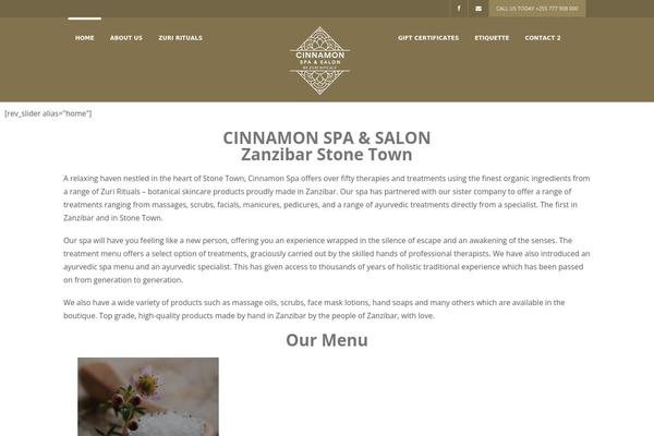 Day-spa theme site design template sample