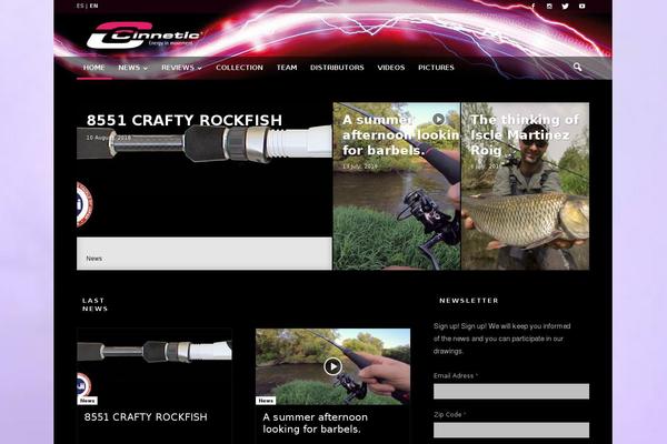 cinnetic-fishing.com site used Cinnetic