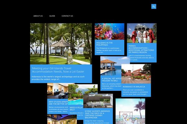 Surfarama theme site design template sample
