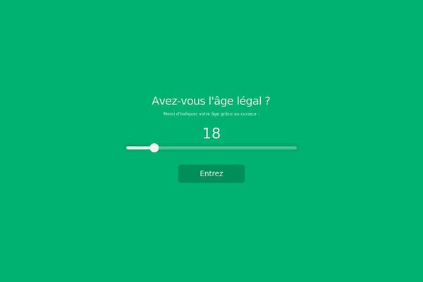 Site using Age-verifier plugin