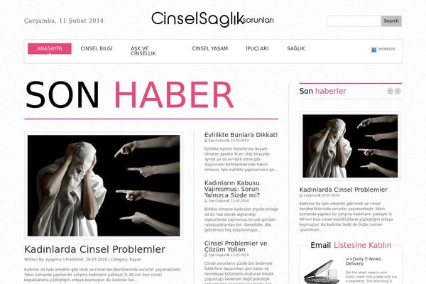 Tribune theme site design template sample
