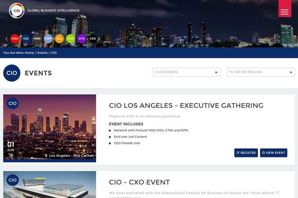 imEvent theme site design template sample