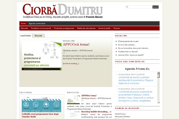 WordPress website example screenshot