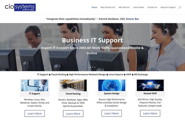 The7 theme site design template sample