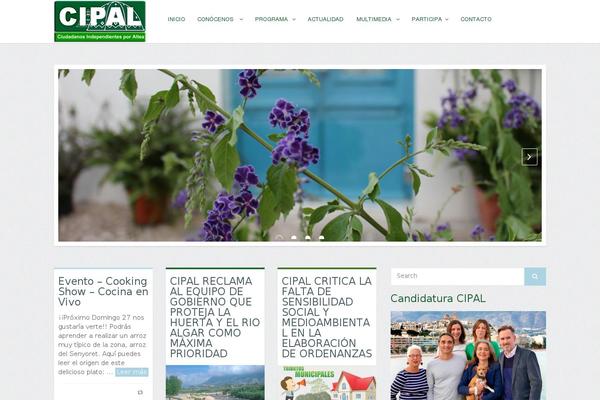 Zefir theme site design template sample