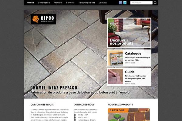 Aspiration theme site design template sample